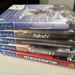 PS4 GAMES BUNDLE