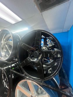 22x9 Replica LT113 Gloss Black Rims – Custom Wheels – Ready to Ship