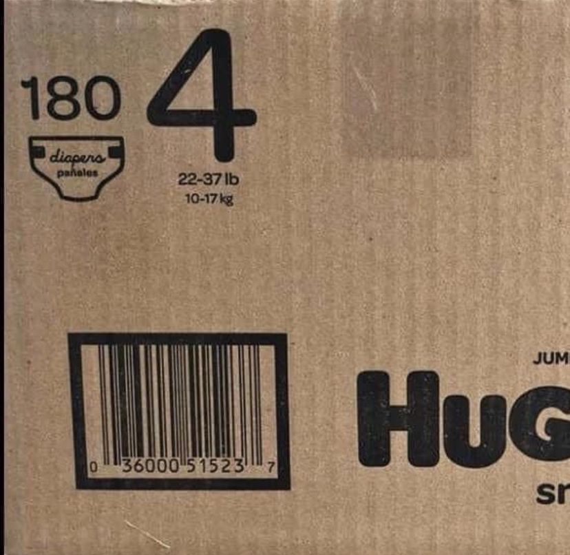 Huggies Snug Dry size 4 diapers-pañales Trade/intercambio