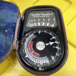 Vintage Weston Master II Universal Exposure Light Meter with Case