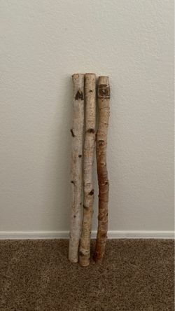 Crate and Barrel wood sticks decorations