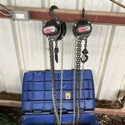 Tiger Lever Hoists (Chain Pullers) – Set of 2