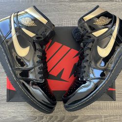 Jordan 1 Black Metallic Gold