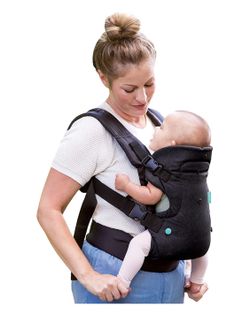 4-in-1 Carrier - Baby Carrier Convertible, face-in and face-Out, Front and Back Carry for Newborns, Older Babies 8-32 lbs