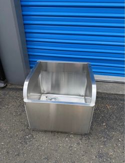 New Commercial Stainless Steel Utility Sink 17"X 16" × 21" w/ Drain Parts