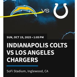 Colts Vs Chargers Tickets 
