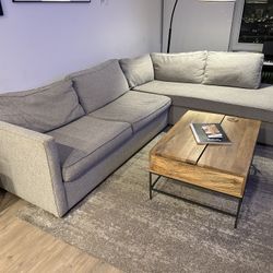 Harris 2-Piece Sleeper Sectional w/ Bumper Chaise (114")
