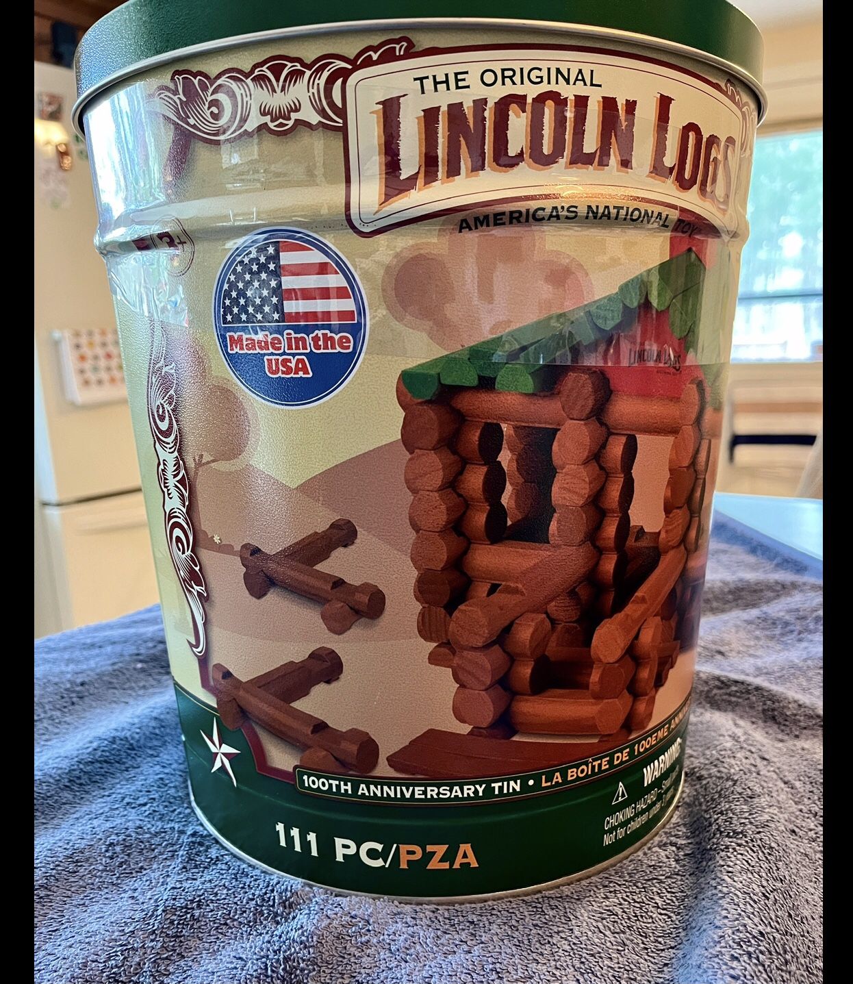 Lincoln Logs, 100th Anniversary Tin