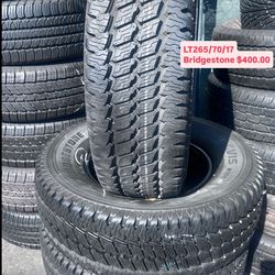 Lt265/70/17 Bridgestone Semi New All Four 98 % TREAD LIFE | ❗Ask For Availability / Pregunta Por Disponibilidad ❗|
