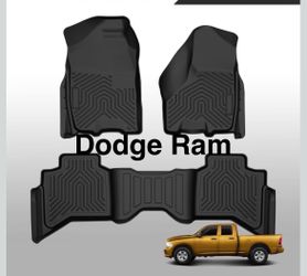 Floor mats liners all Weather fit Dodge Ram