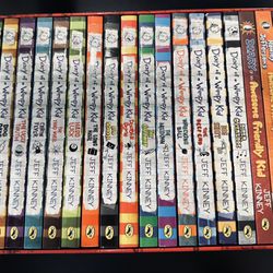 A Library of Diary of a Wimpy Kid 1-21 Books Complete Collection Boxed Set Paperback