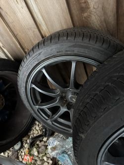 Rims & Q60 Stock Exhaust