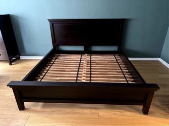 Pottery Barn king size bed frame