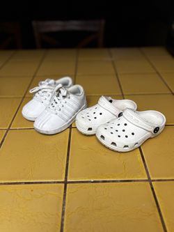 Crocs And K Swiss Shoes Size 8c $15 For Both