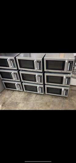 AMANA MICROWAVE STAINLESS STEEL