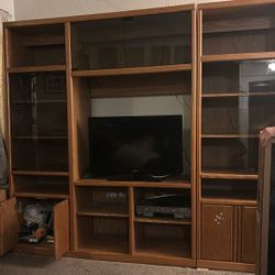 Wood Entertainment Center