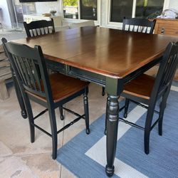 Pub Table And 5 Chairs