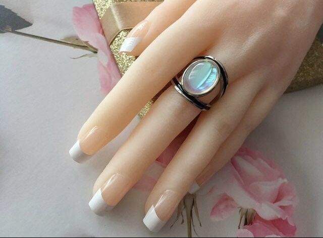 Moonstone Ring, Size 9