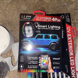 LED Innovation  12 V Exterior Rock Light Kit For Cars/Trucks