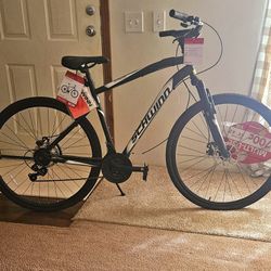 Schwinn 700c Glenwood Hybrid Bike, Adults +14 Years, Black, 21 Speeds