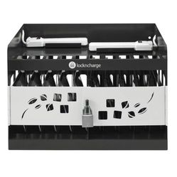 LocknCharge LNC6011 Revolution Range Netbook 10 Bay Wall Cage NEW Locking