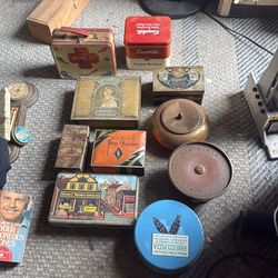 Vintage tins