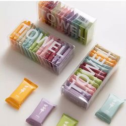2×14pcs Portable Compressed Disposable Towels, Thickened Compressed Disposable Facial Tissues