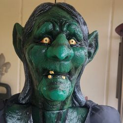 Hanging Halloween Goblin Lights Up