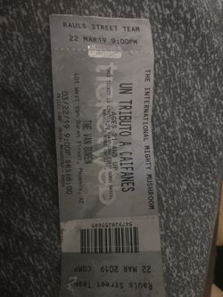 Un Tributo A Caifanes ticket!