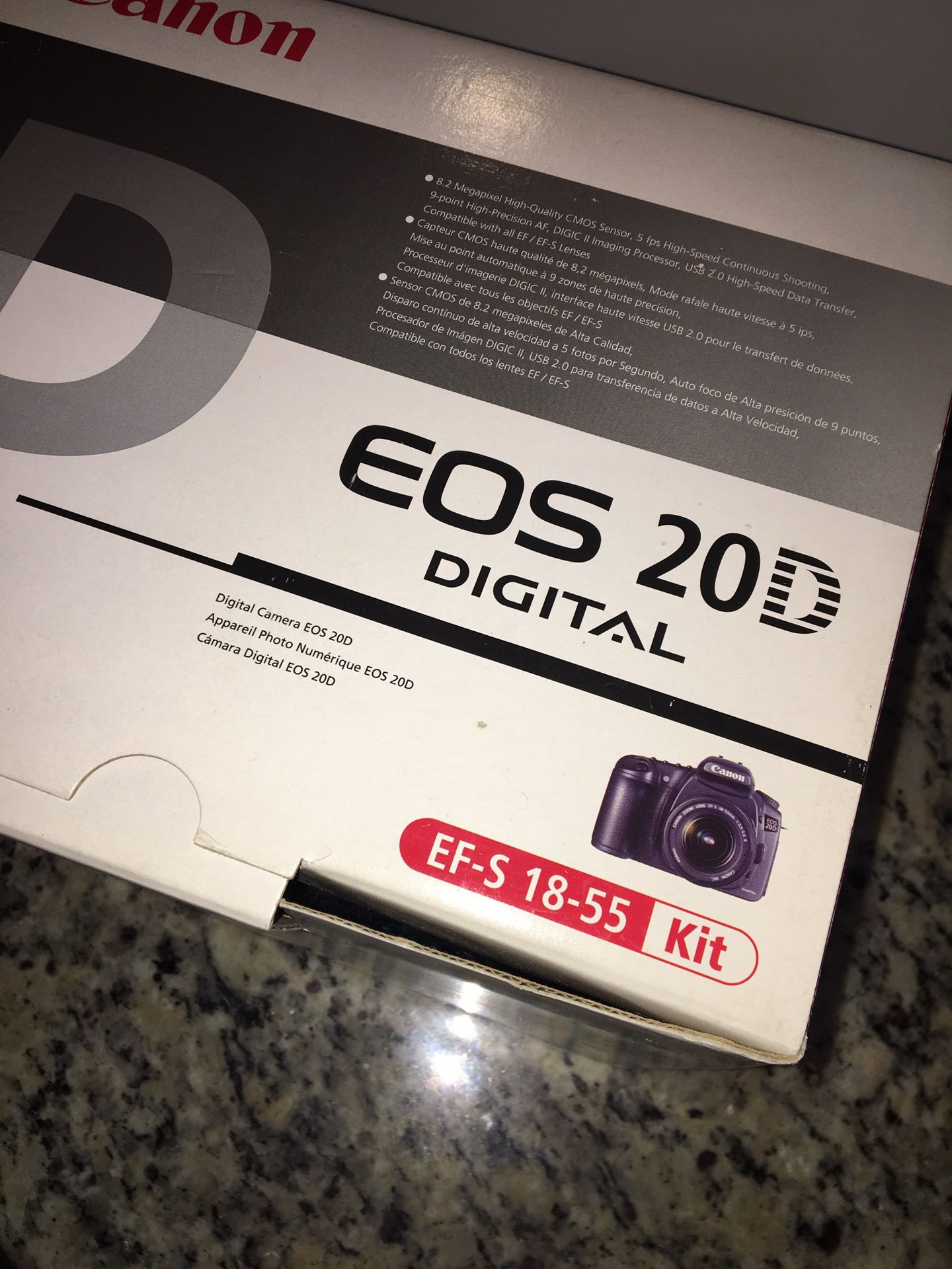 Canon EOS 20D with All Original in Box