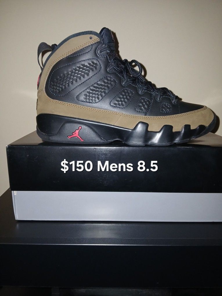 Jordan Retro Olive 9 Size 8.5