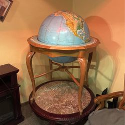 Spinning Globe On A Stand
