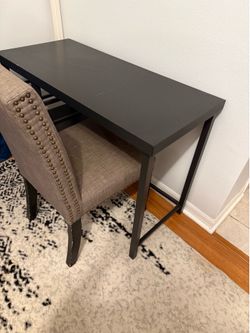 Desk and chair