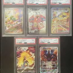 PSA GRADED Pokemon cards 