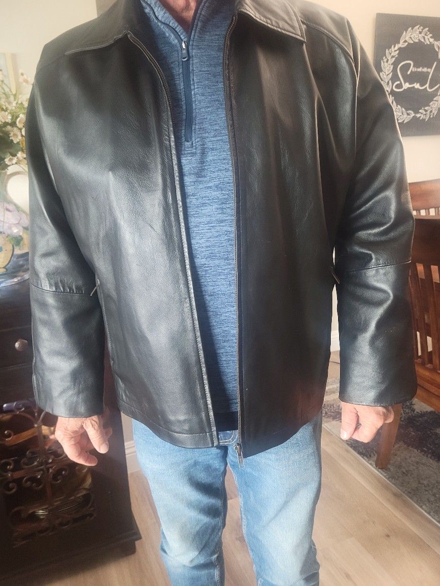 Jacket Mens Leather 