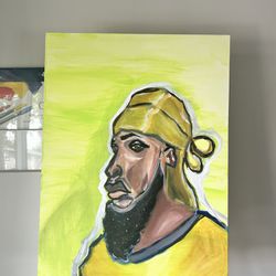 The Gold Durag 30x40 Painting 