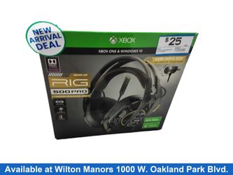 Rig 500pro Black Stereo Headphone