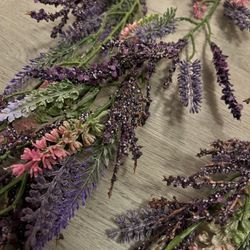 Artificial Lavender Garlands
