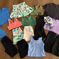 Girls Active Wear Lot 