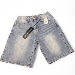 Brand new madden girl denim cargo shorts