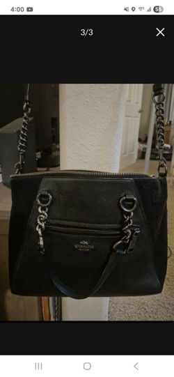  All Black Coach Purse 
