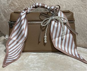 Handbag with Scarf and charm