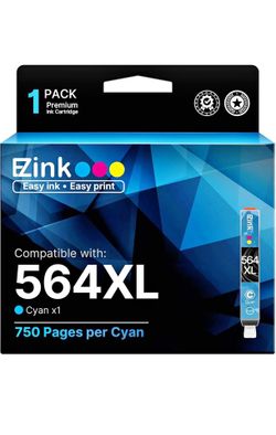 NEW HP Inkjet 564 XL CYAN ink cartridge