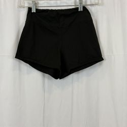 Always Black Stretch Gymnastics / Under Skirt Shorts Juniors Small