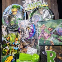 NEW Legend Of Zelda Birthday Party Supplies