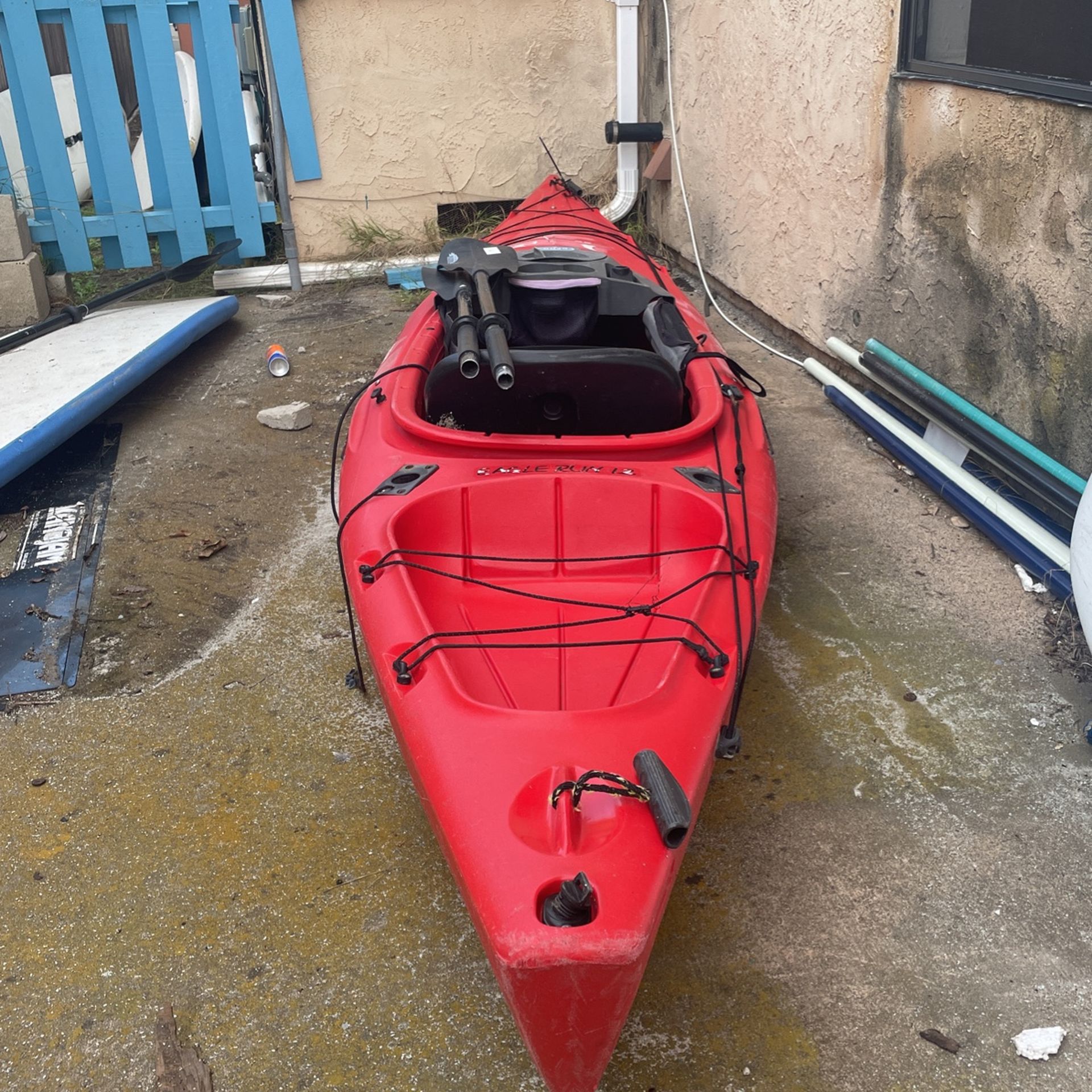 Red Field & Stream Eagle Run 12 Fishing Kayak