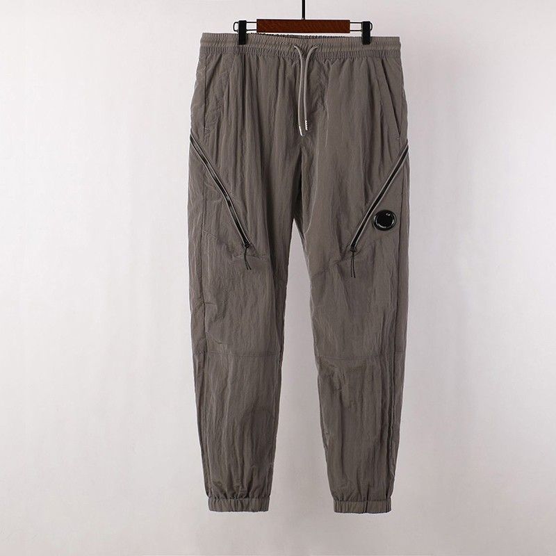 Cp Company Dark Gray Drawstring Cuff Pants
