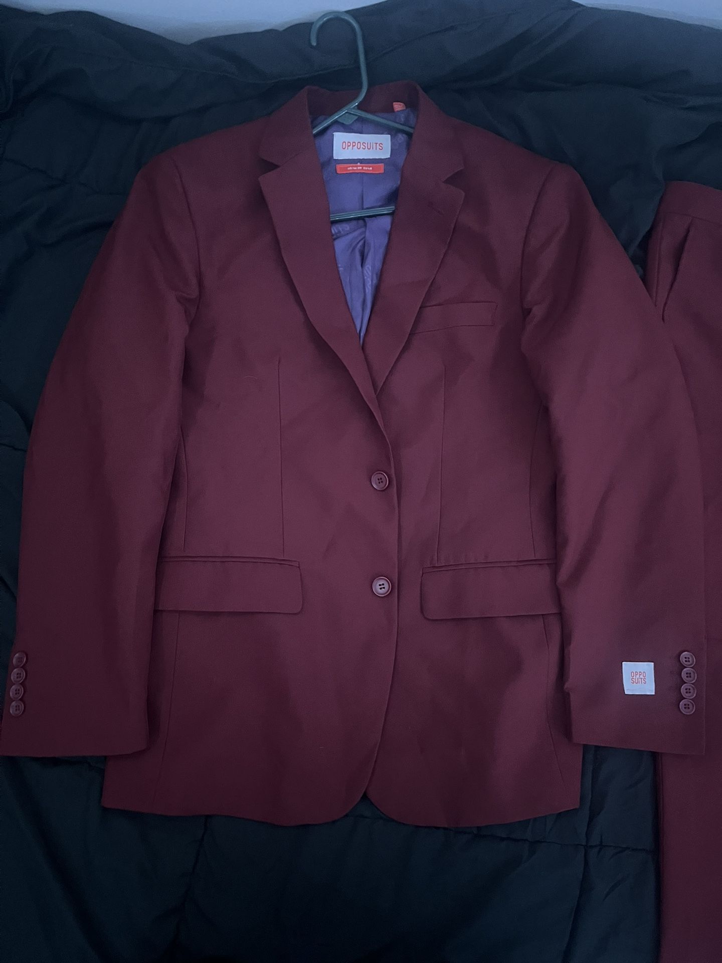 Opposuits Men’s Burgundy Suit