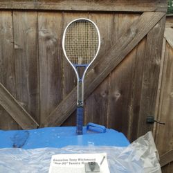 Genuine Tony Richmond "Top 20" NEW Tennis Racket 1970s