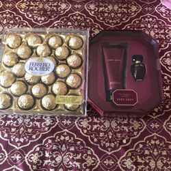Victoria Secret Set Perfume And Chocolat 